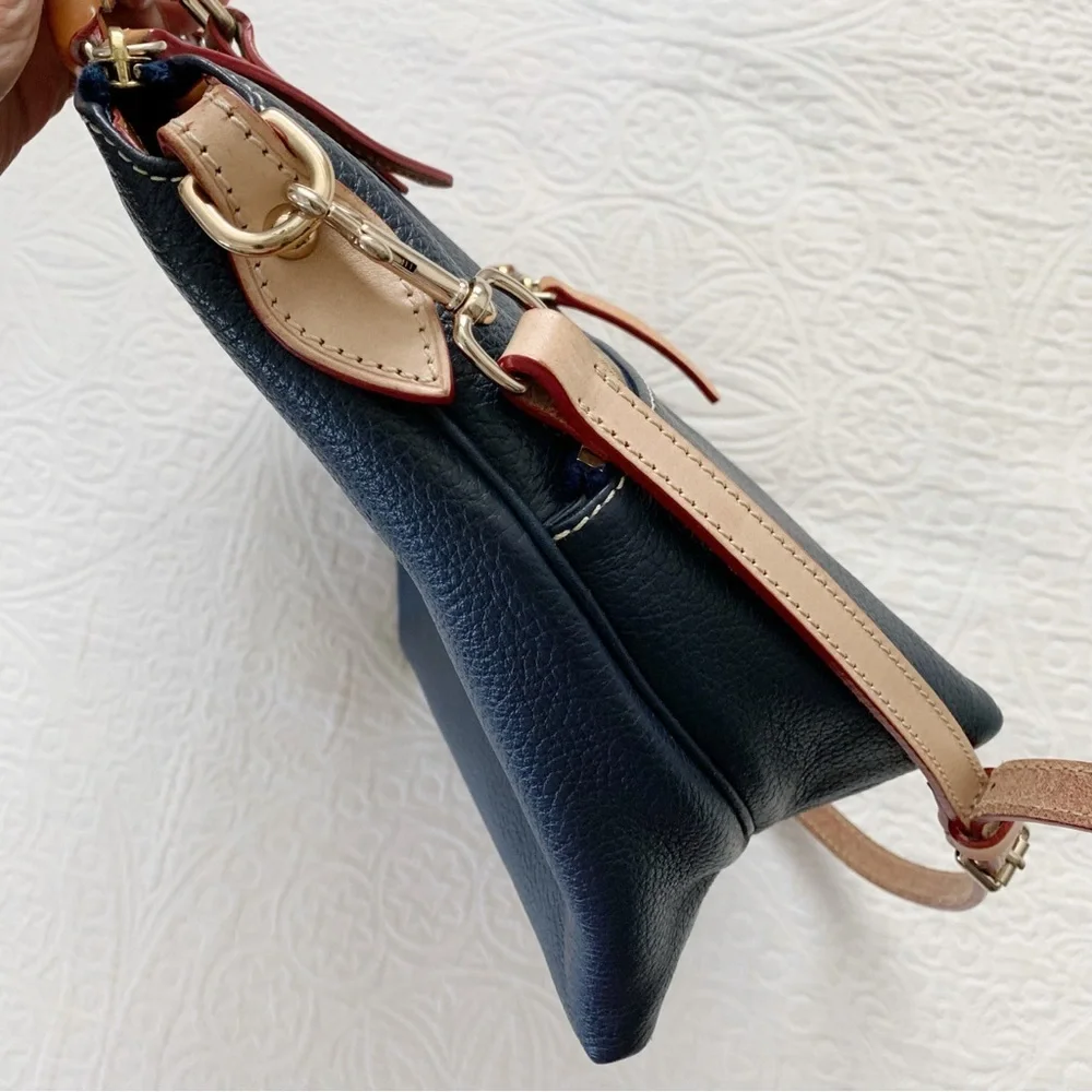 Dooney & Bourke Dillen Leather Double Pocket Satchel‎ and Matching Pouch